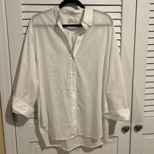 JCrew relaxed button down shirt size 16